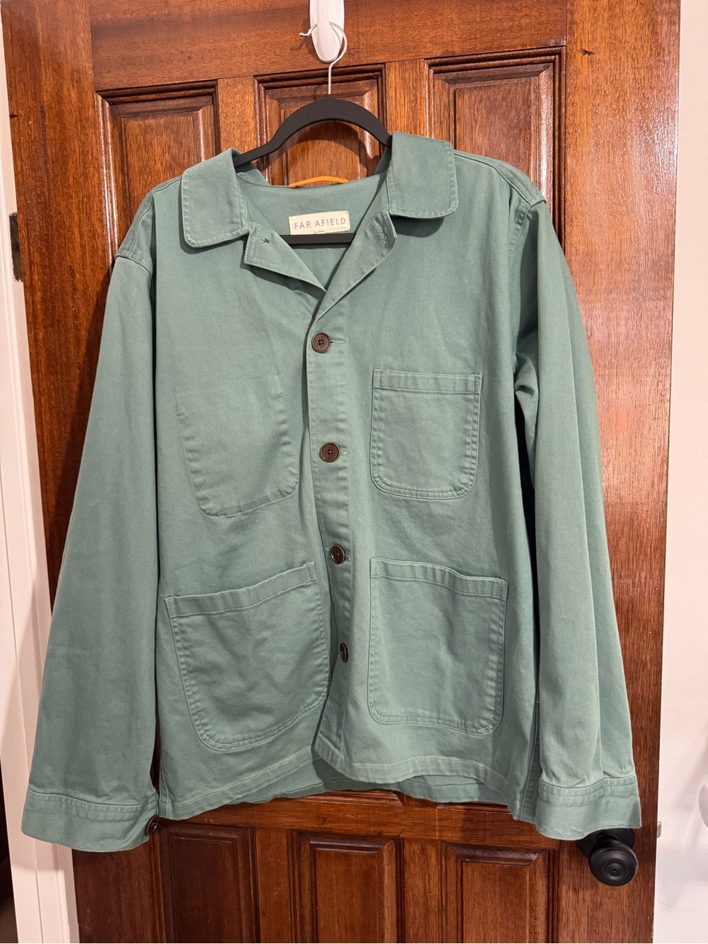 Far Afield Men's Sage Work Jacket - Lightweight Shirt Jacket